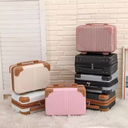 Mini Travel Cosmetic Suitcase Organizer