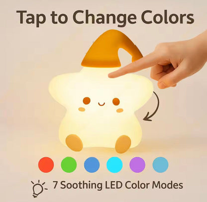 Rechargeable Silicone Star Lamp