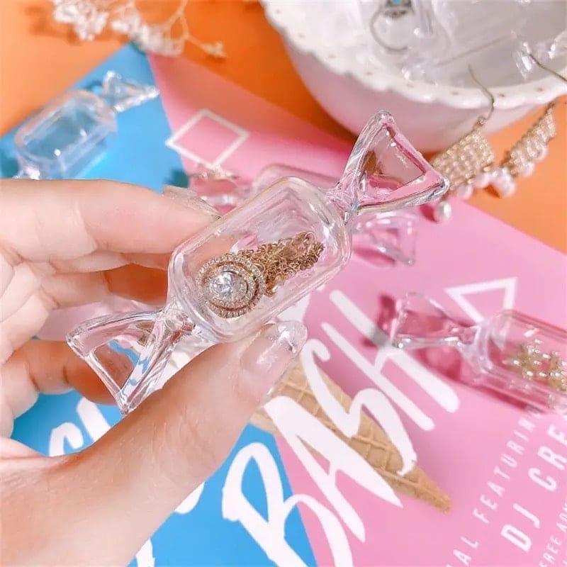 Candy Shaped Clear Storage Box