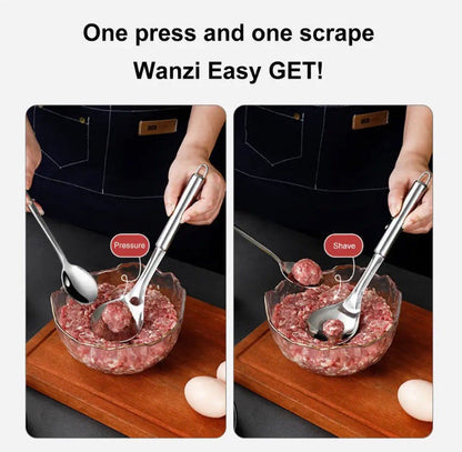 Stainless Steel Meatball Scoop Maker Spoon