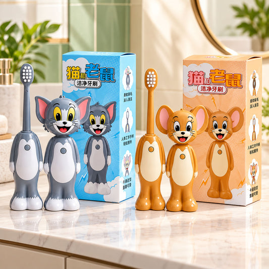 Tom and Jerry Cartoon Kids Toothbrush Soft Bristles