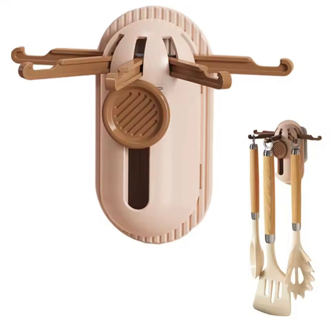 Wall Mounted 5 Claw Telescopic Hook