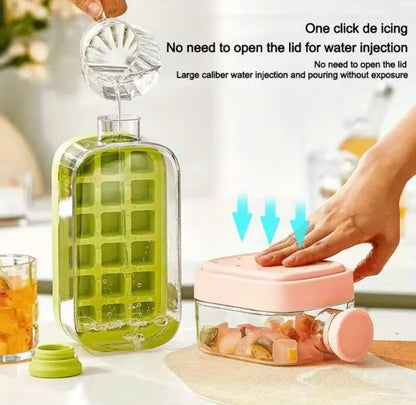 2 In 1 Ice Maker Ice Cube Bottle