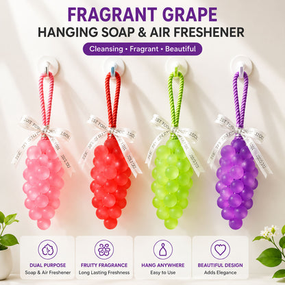 Grape Shaped Hanging Bath Soap Air Freshener