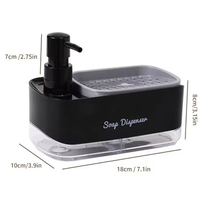 Multifunctional Soap Dispenser With Sponge Holder