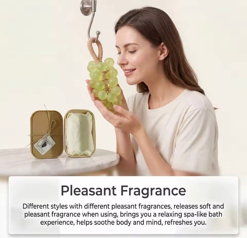Grape Shaped Hanging Bath Soap Air Freshener