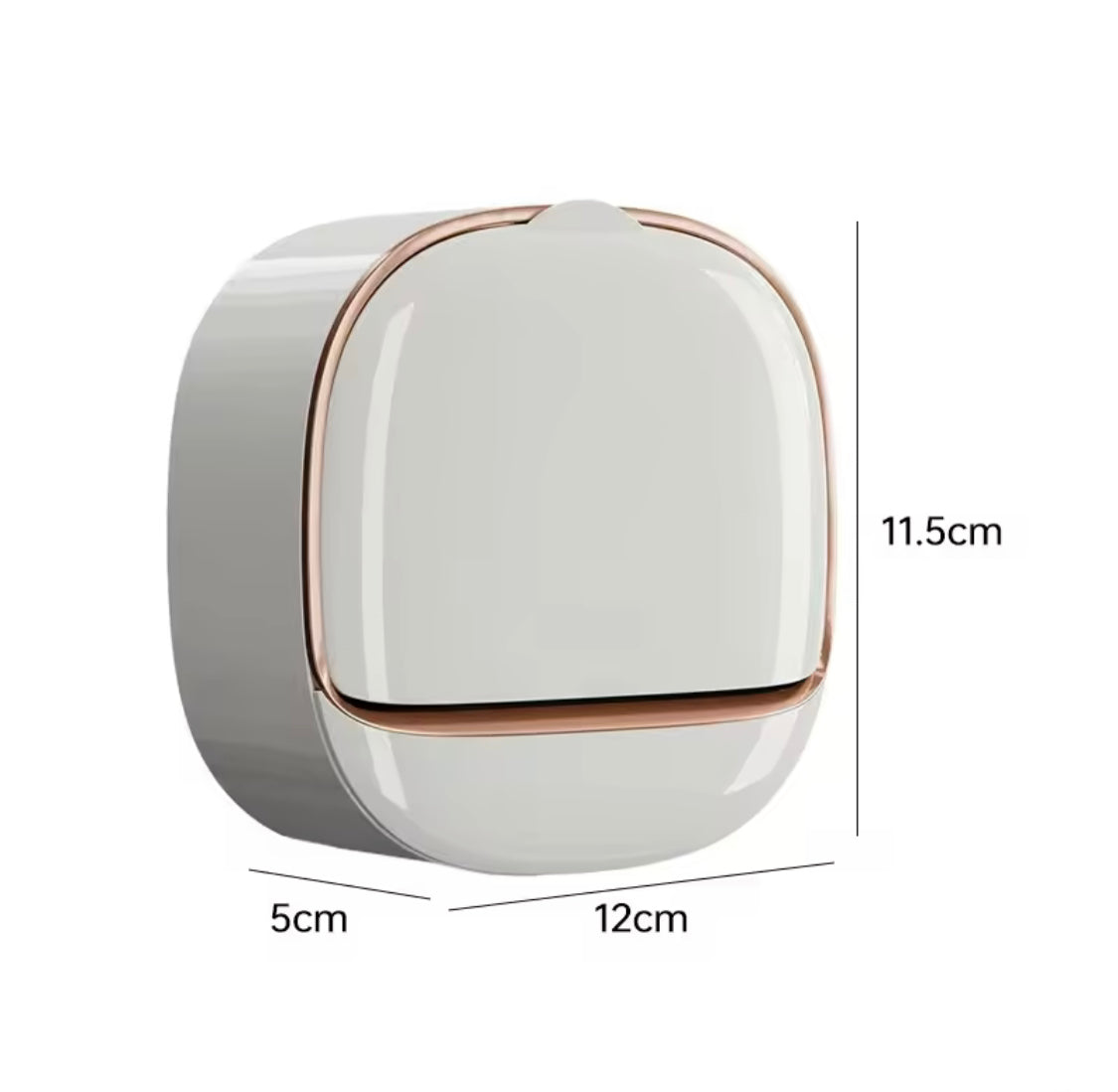 Wall Mounted ABS Soap Box With Flip Cover