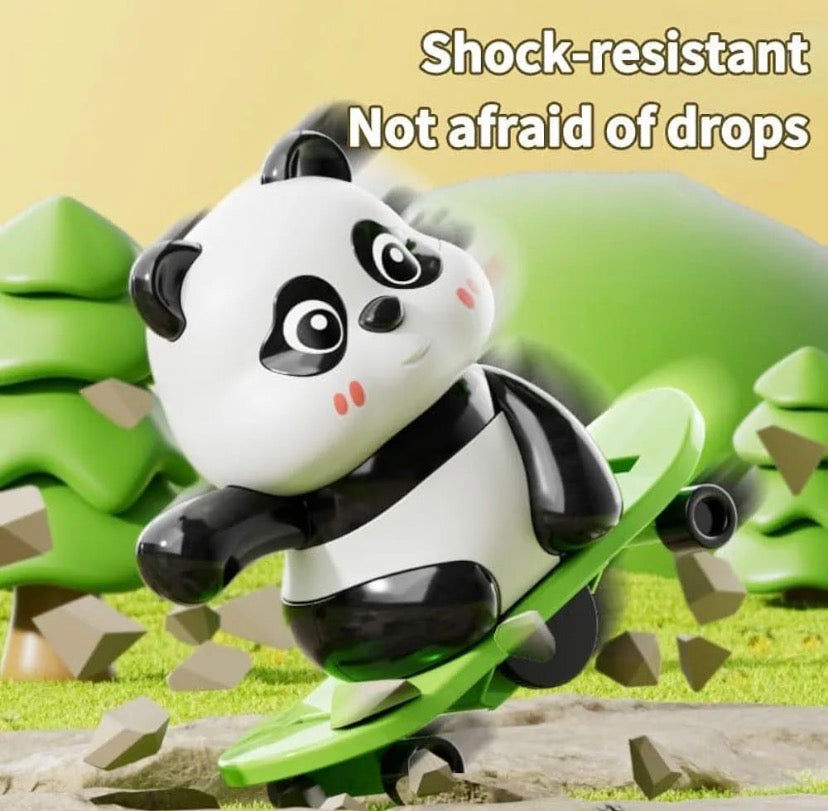 Multi Action Panda Skateboard Hula Hoop Toy