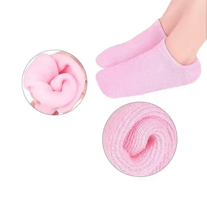 Gel Moisturising Anti Cracked Full Length Silicone Foot Protector Socks