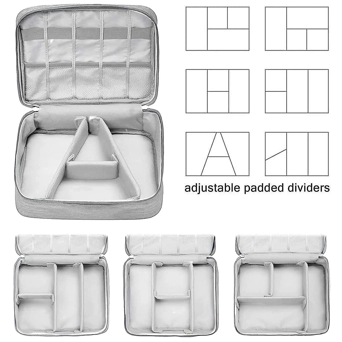 Waterproof Portable Digital Storage Bag Cable Organizer