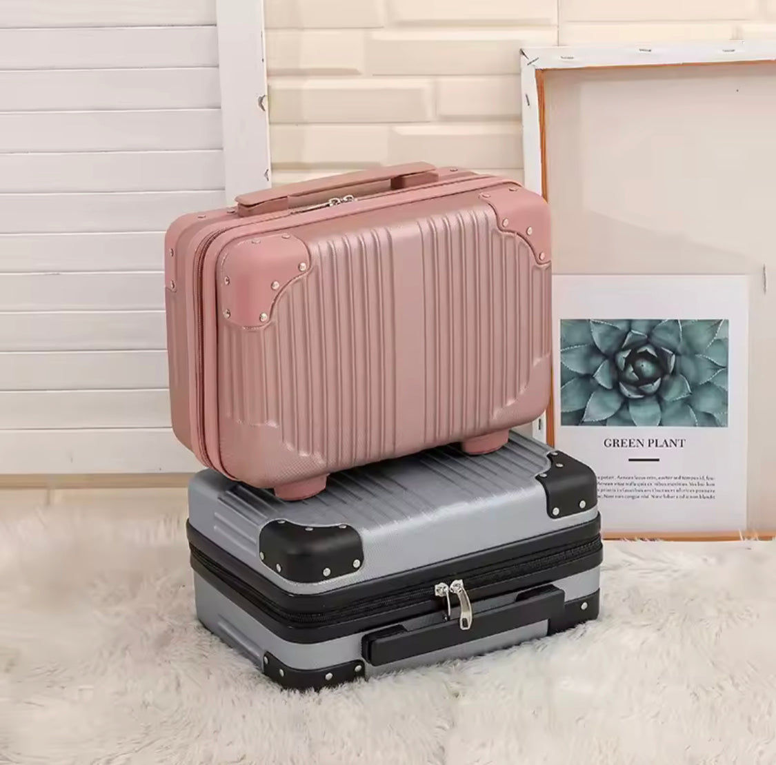 Mini Travel Cosmetic Suitcase Organizer