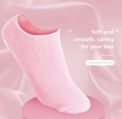 Gel Moisturising Anti Cracked Full Length Silicone Foot Protector Socks