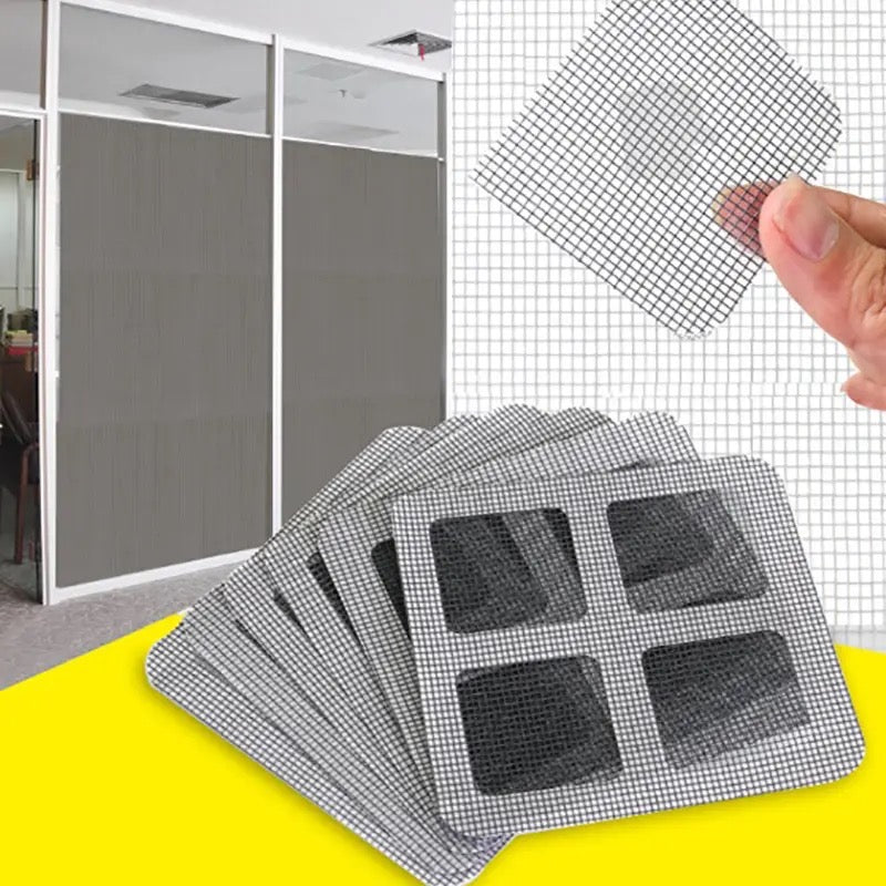 Set Of 10 Window Net Mesh Sticker Self Adhesive