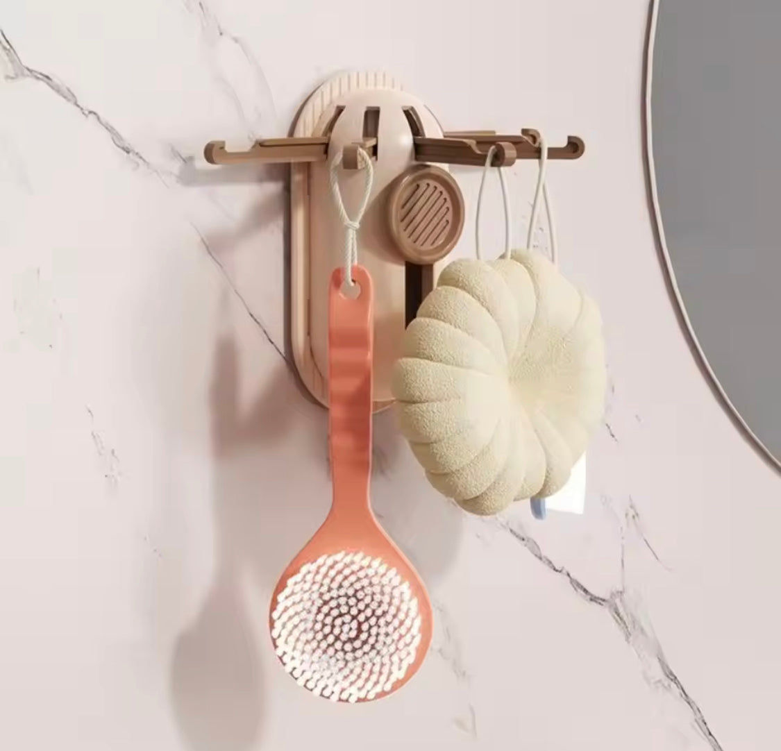 Wall Mounted 5 Claw Telescopic Hook
