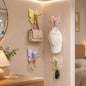 Set Of 3 360 Rotating Butterfly Wall Hooks Self Adhesive Hanger