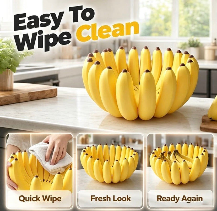 3D Banana Shaped Fruit Basket