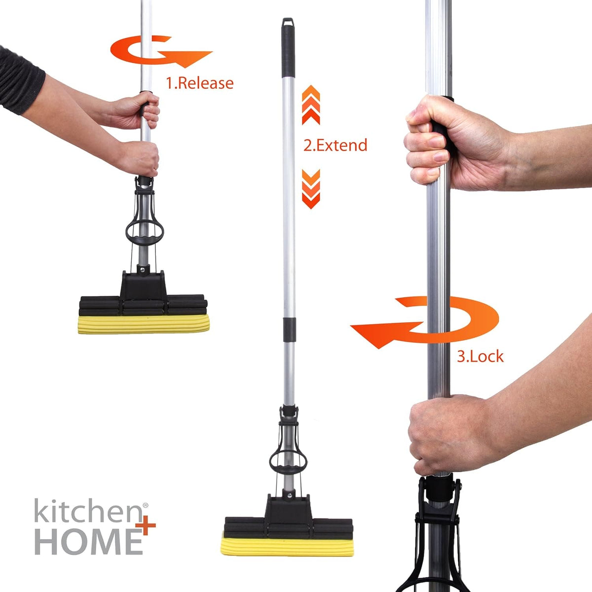Foamic Sponge Squeezy Mop Double Roller