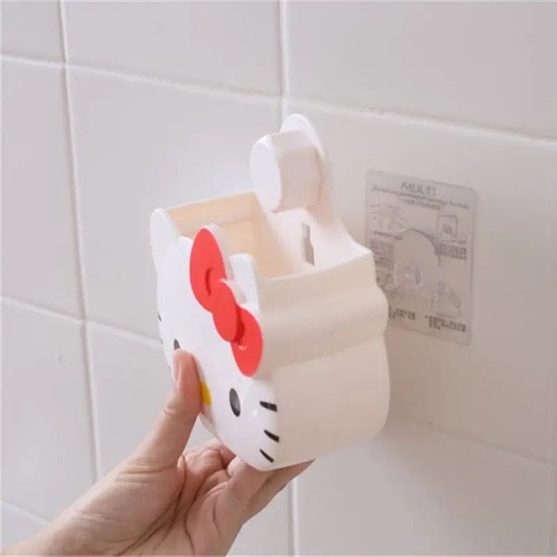 Hello Kitty Wall Mounted Toothbrush Holder