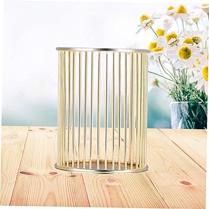 Wire Mesh Metal Desk Pen Holder
