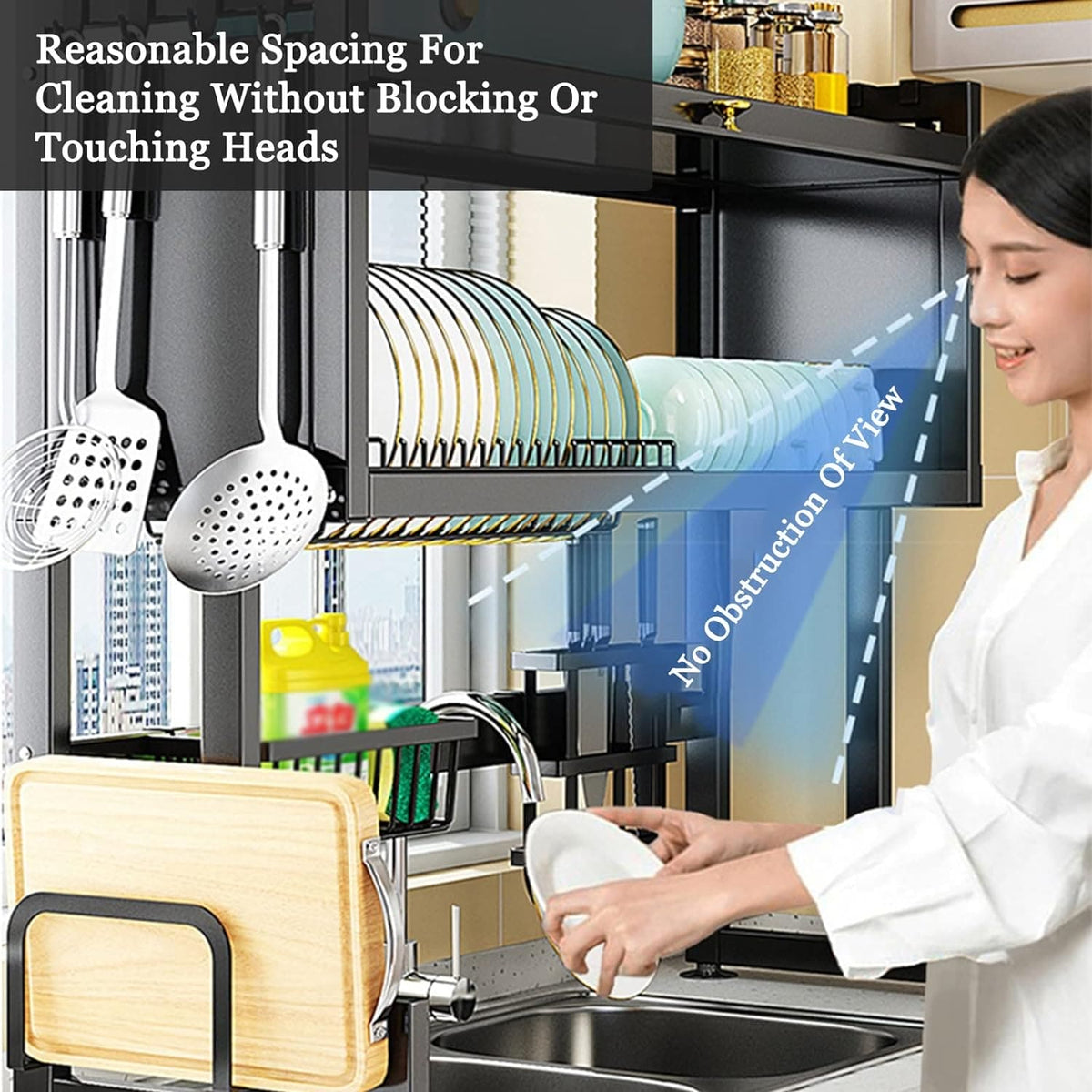 Multifunctional Flip Kitchen Dish Rack