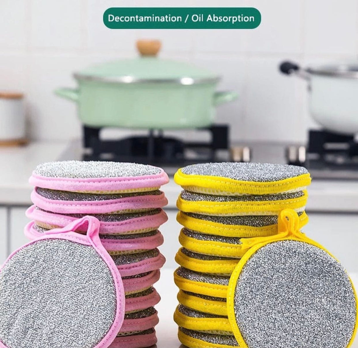 Double Sided Dishwashing Sponge