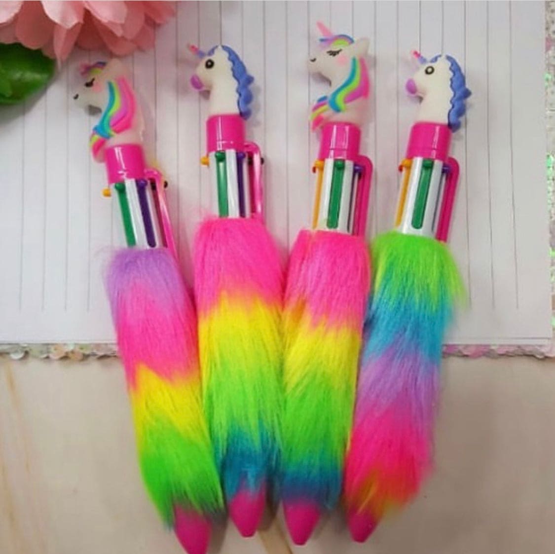 Unicorn Feather Multicolor Ballpoint Pen
