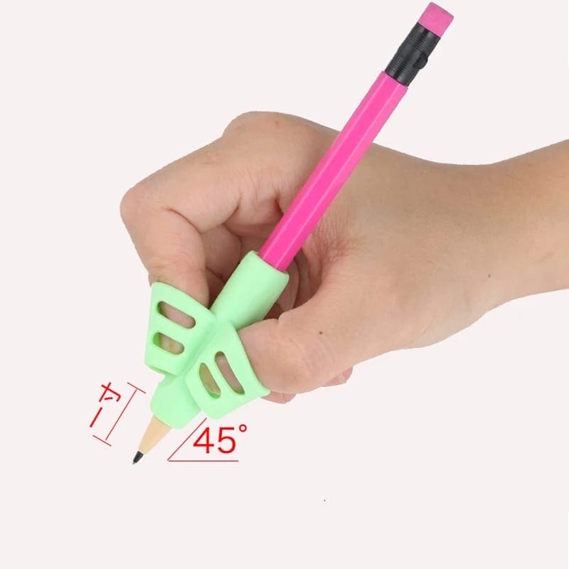 Silicone Two Finger Pencil Grips For Students