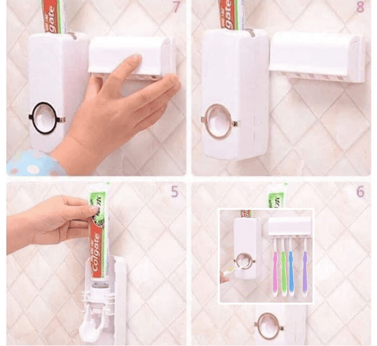 Automatic Toothpaste Dispenser Set