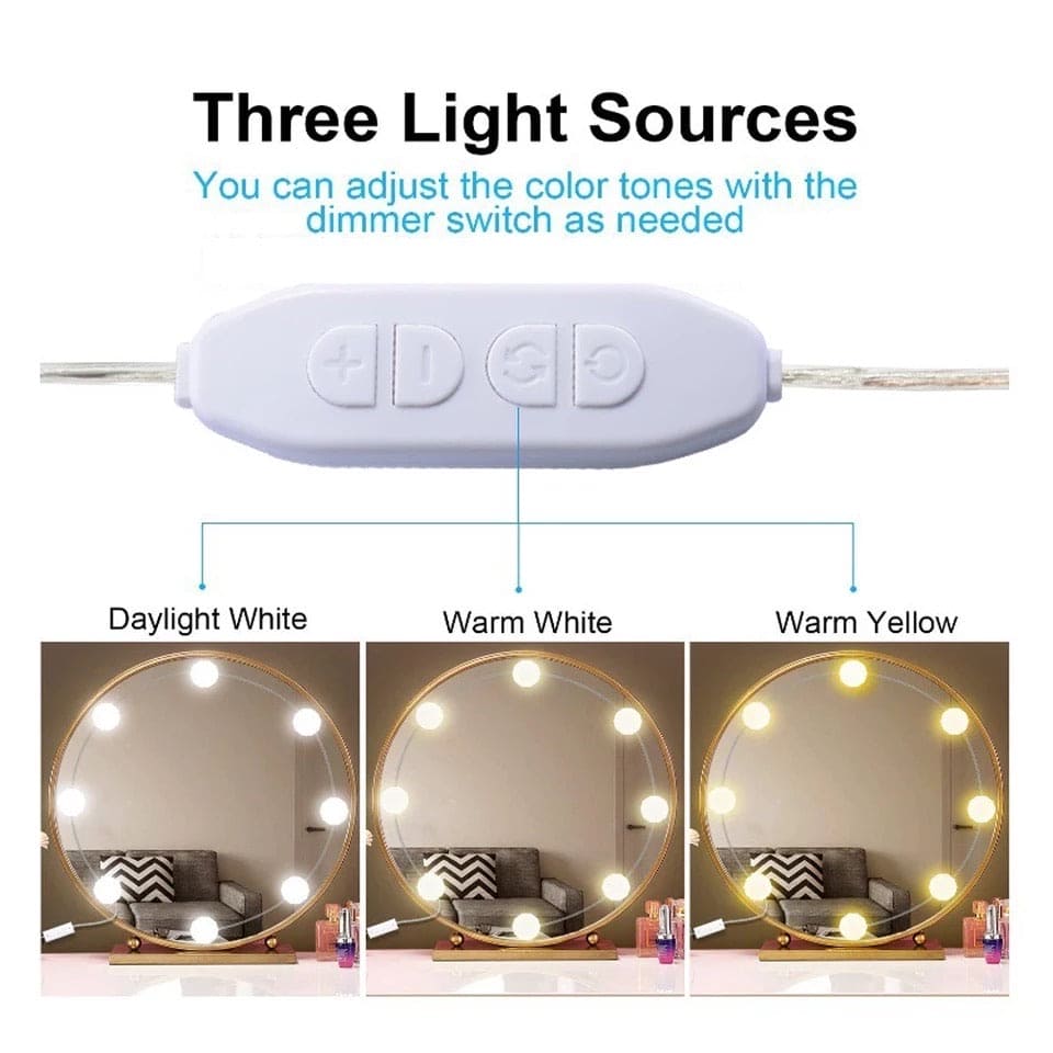 10 Bulb Vanity Light for Makeup