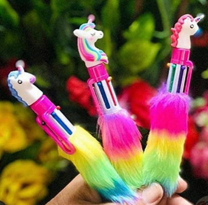 Unicorn Feather Multicolor Ballpoint Pen