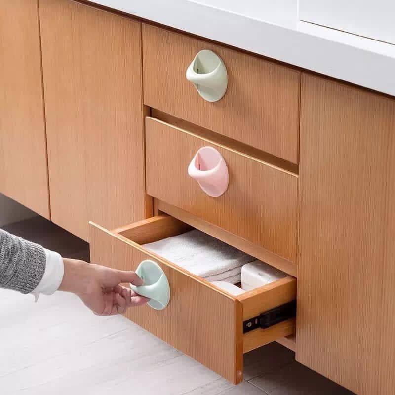 Self-Adhesive Drawer Handle Suction Cup Door Window