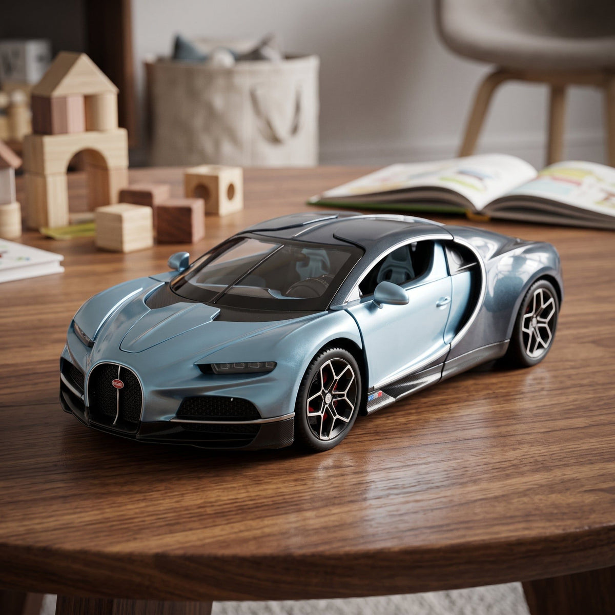 1:24 Bugatti Hypercar Die-Cast Model Car