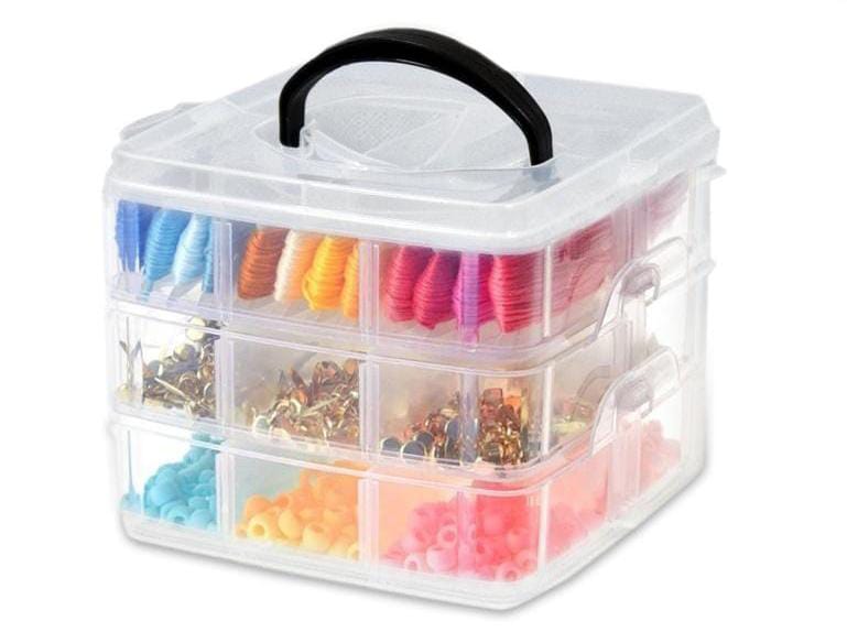 Multi Layer 18 Grid Plastic Storage Box