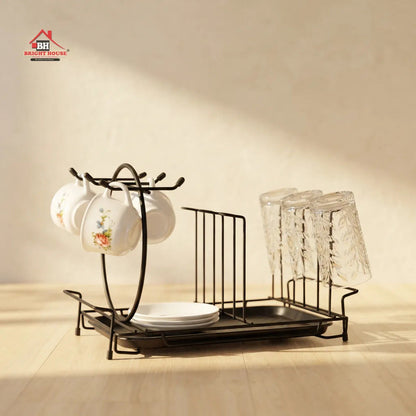 Bright House Glass & Cup Stand for Kitchen