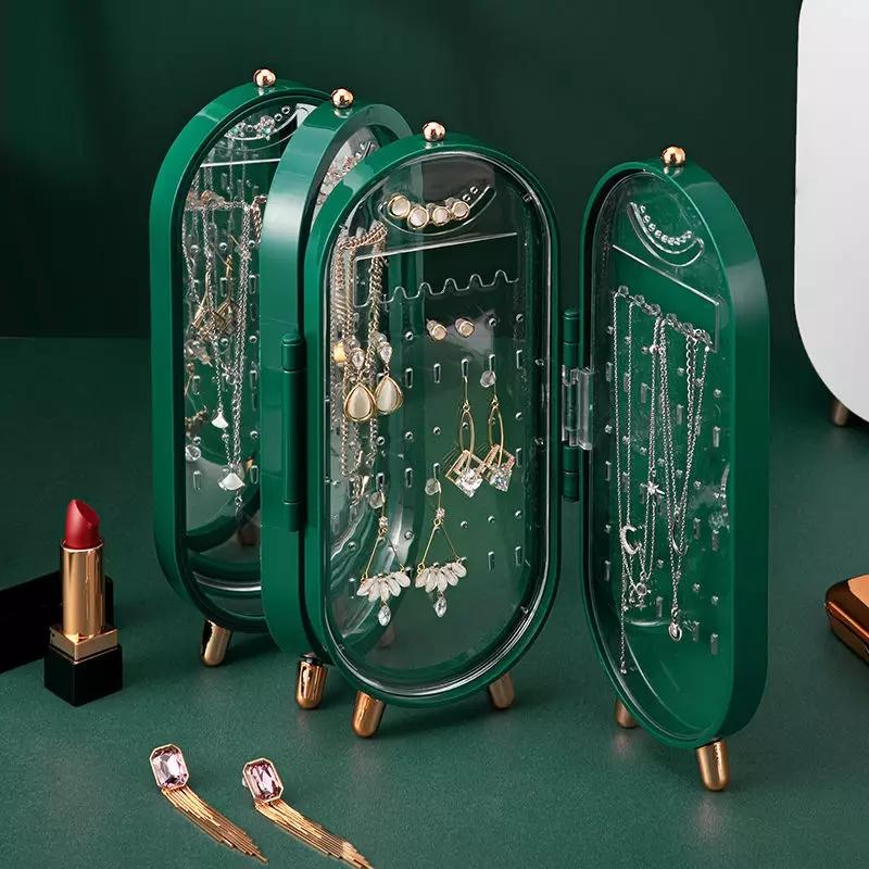 Foldable Jewelry Storage Box Organizer