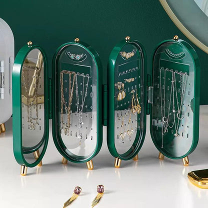 Foldable Jewelry Storage Box Organizer