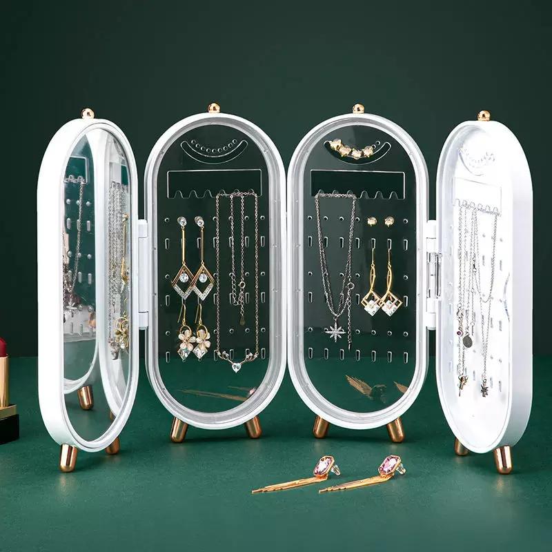 Foldable Jewelry Storage Box Organizer