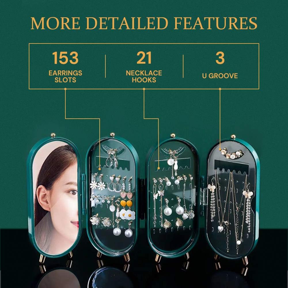 Foldable Jewelry Storage Box Organizer