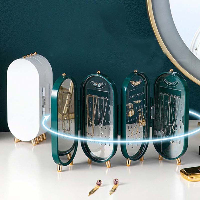 Foldable Jewelry Storage Box Organizer