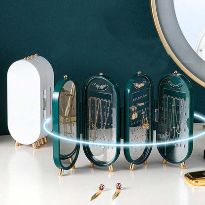 Foldable Jewelry Storage Box Organizer
