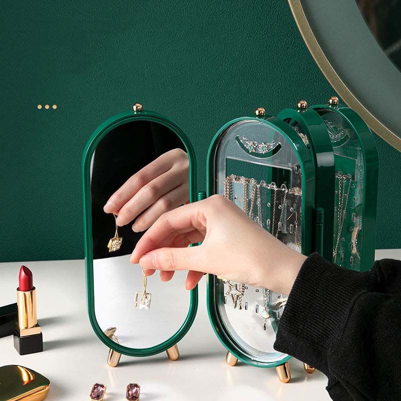 Foldable Jewelry Storage Box Organizer