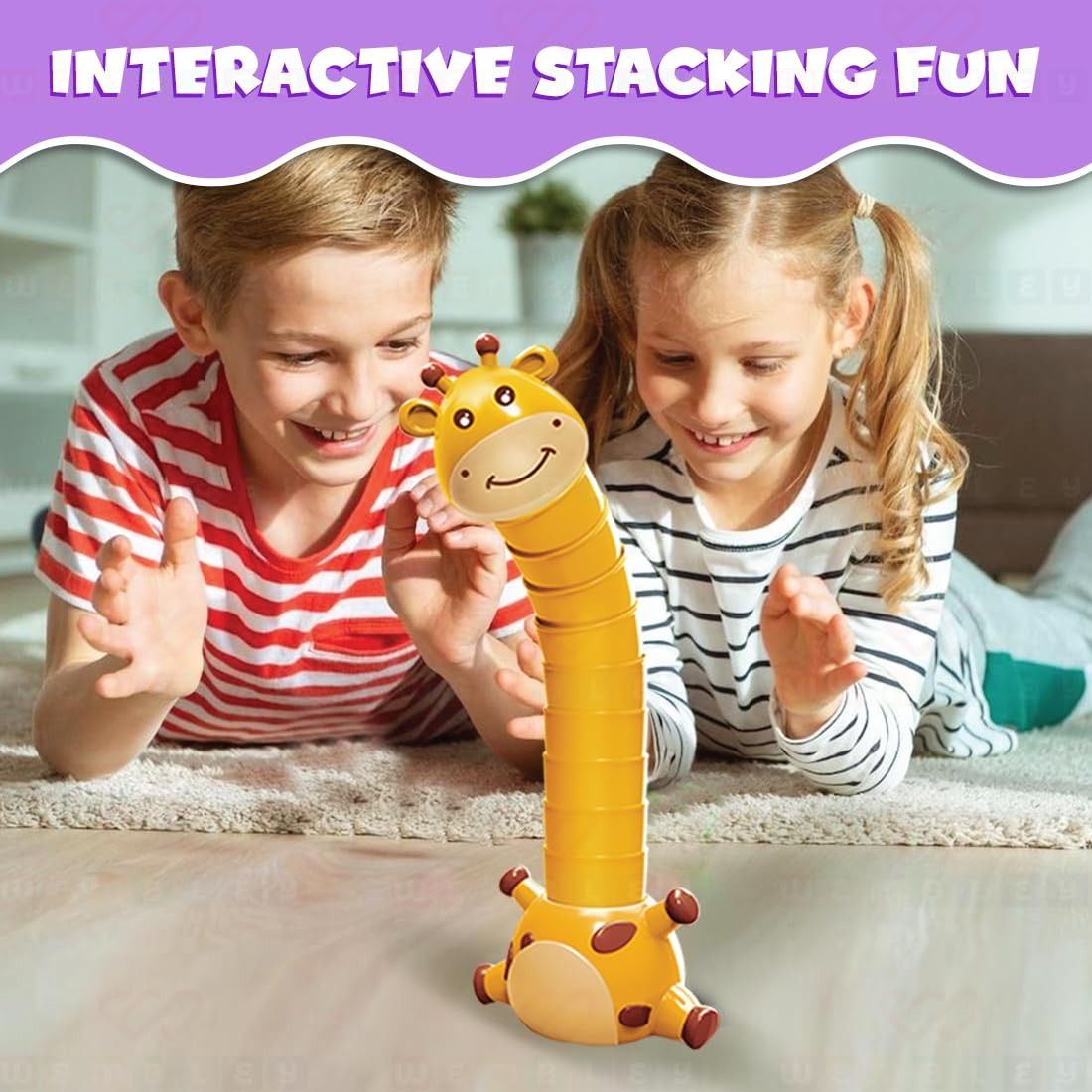 Giraffe Topple Stacking Fun Game 813