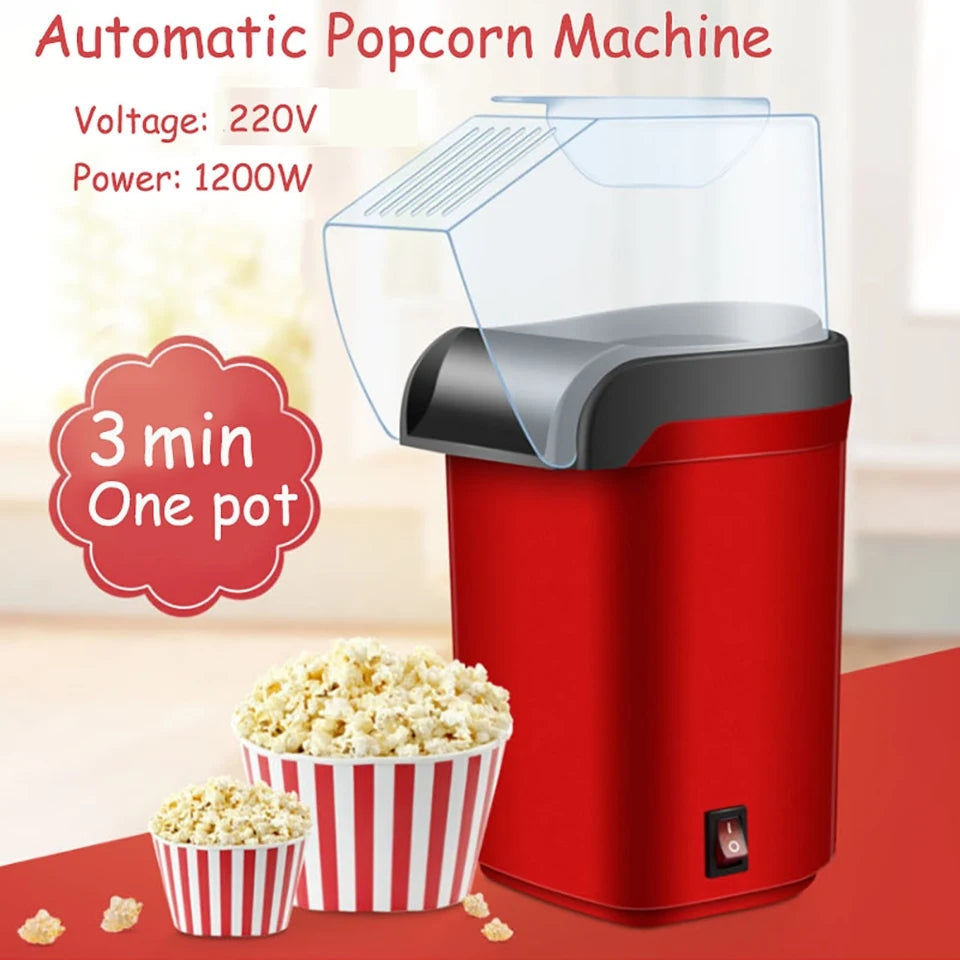 1200W Mini Electric Popcorn Maker Machine