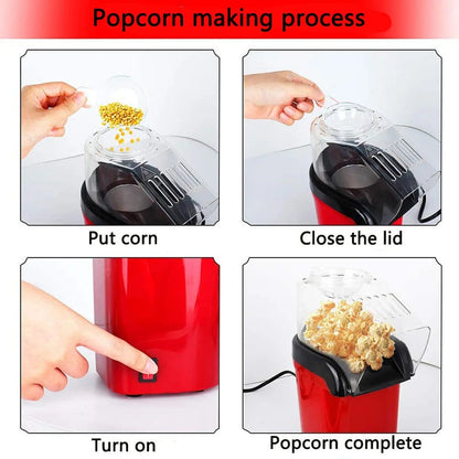 1200W Mini Electric Popcorn Maker Machine
