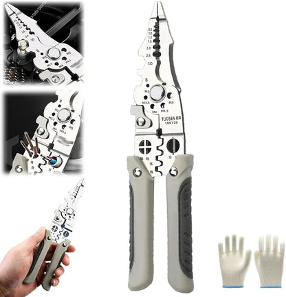 Multi-Function Wire Stripper And Crimping Tool