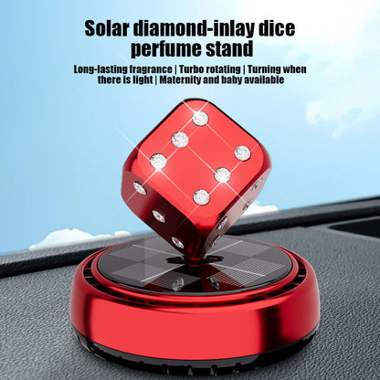 Crystal Dice Solar Car Fragrance Diffuser
