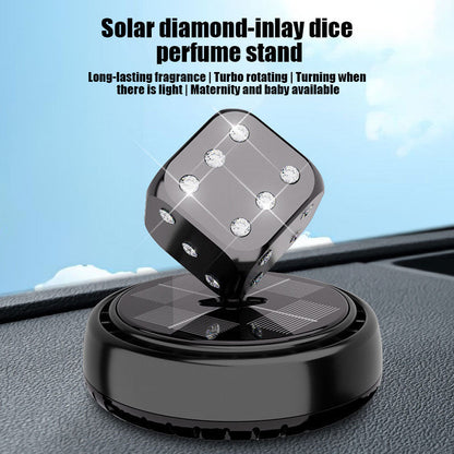Crystal Dice Solar Car Fragrance Diffuser