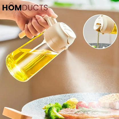 2-in-1 Oil Sprayer & Pouring Dispenser
