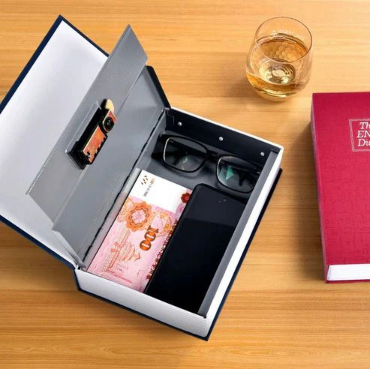 Luxury Book-Style Secret Safe Combination Lock