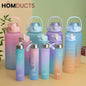 Motivational Water Bottle Set 3-Piece